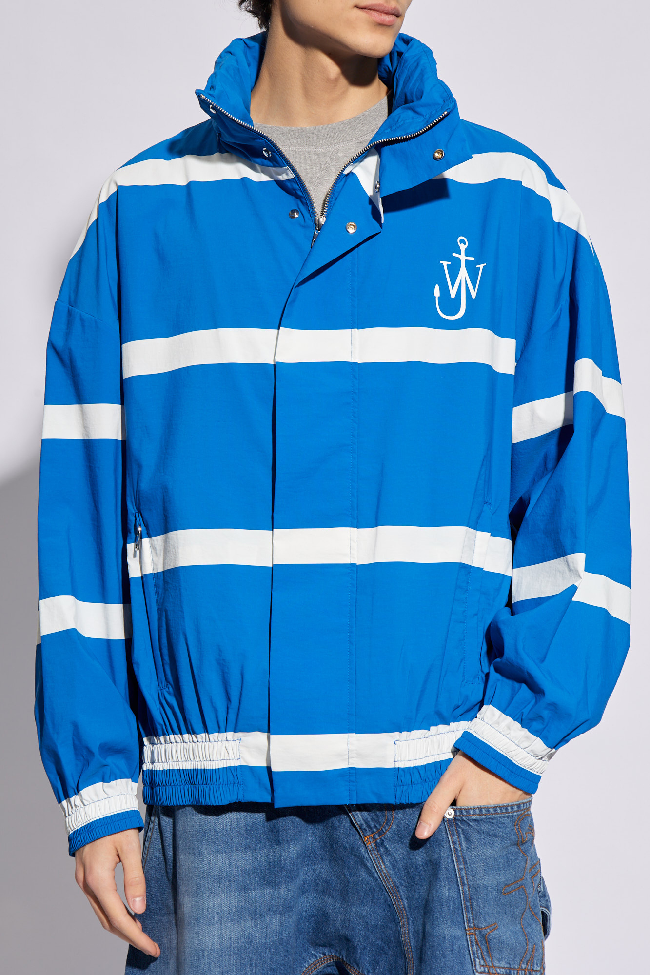 Jw anderson striped clearance jacket